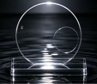 Lentilles Bifocales Rondes en PC 1.591 Résistantes aux Chocs, Bloquant la Lumière Bleue, Anti-reflet, en Polycarbonate