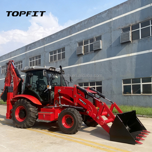 Chargeuse-pelleteuse diesel haute puissance TOPFIT TLS3CX avec benne de 1 m et pales en H pour travaux de construction lourds et excavations - Product Image 2