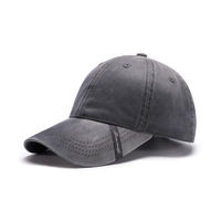 Gorras de Béisbol Vintage al por Mayor, Estilo Dad Hat de 6 Paneles, Sin Estructura, con Logotipo Bordado en 3D, de Algodón Desgastado, Unisex para Adultos, con Hebilla Metálica