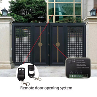 Kit de Commande Automatique Sans Fil à 2 Canaux 315mhz/433mhz à Code Roulant avec LED pour Télécommande de Porte de Garage Domestique