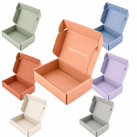 Boîte d'expédition pliable en carton imprimée sur mesure avec logo personnalisé, vente en gros, directement de l'usine, OEM