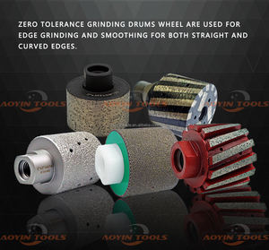 75mm personnaliser tolérance zéro diamant brasé sous vide meulage polissage tambour roue <span class=keywords><strong>pour</strong></span> granit <span class=keywords><strong>marbre</strong></span> <span class=keywords><strong>pierre</strong></span> <span class=keywords><strong>d</strong></span>'ingénierie évier bord - Product Image 6