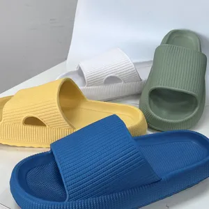 2022 Snel Droog Anti-Slip Vrouwen Sandalen Zachte Dikke Zool Thuis Slides Solide Kleur Indoor Eva Slippers