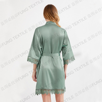 FUNG 3031 Robe de nuit sexy en dentelle 100 % polyester pour femme, nuisette tissée sur mesure