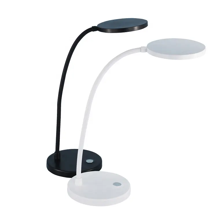 Lámpara de lectura led flexible, simple y moderna de estilo nórdico, recargable por USB tipo c, con luz táctil lateral luminiscente para escritorio, venta al por mayor