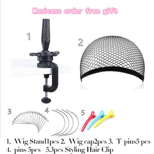 Trípode de cabeza de MANIQUÍ PARA pelucas, soporte duradero para formación de pelucas, ajustable, para cabeza de lona - Product Image 4