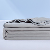 Certain Planet Couette en soie rafraîchissante à double sens Couleur unie Couette rafraîchissante d'été avec couverture pour climatisation Diffusion CCTV