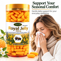 Gélules de Gelée Royale – Complément Alimentaire Nutritionnel pour Adultes – Formule de Gelée Royale – OEM ODM Marque Privée Vente en Gros