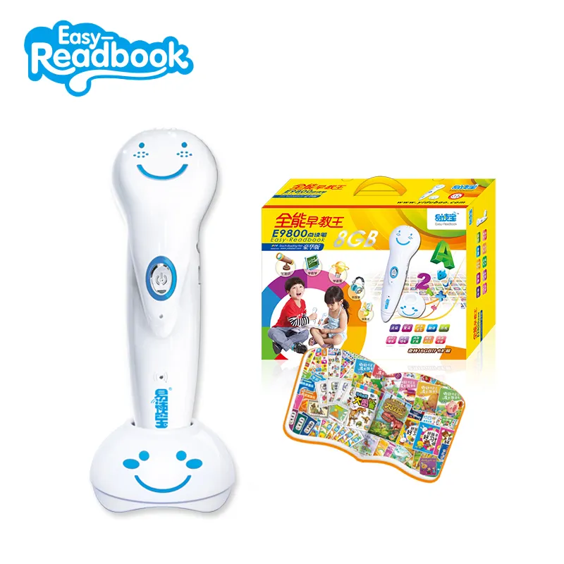 Customized interactive reading talking pen with audio picture story book for children early education
