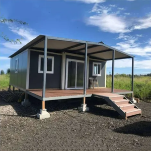 Casa Contenedor Prefabricada de Madera, Compacta y Elegante, con Diseño Expandible, Estilo Europeo, para Comedor - Product Image 1