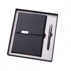 Wholesale Promotional Luxury Notebook Pen Gift Set Custom Notebook and Pen Set A5 PU Leather Cover <b>Journal</b> Gift Set With Box - Product Image 4