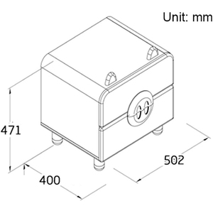 Comodini per Bambini con Disegni Animati, <span class=keywords><strong>Comodino</strong></span> in Legno con Cassetto per Cameretta e Sala Giochi - Product Image 2