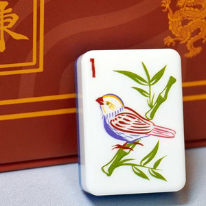 Mahjong américain de luxe personnalisé avec 160 tuiles Panda, jeu de mahjong en acrylique gravé pour adultes - Product Image 4