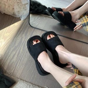 Sandales à semelles compensées pour femmes, style été 2025, tendance, nouveautés, parfaites avec des robes, sandales de plage à talons hauts - Product Image 6