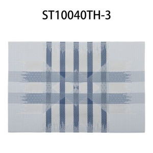 Lignes jacquard teslin pvc tapis de table simple isolation thermique étanche résistant à l'huile antidérapant napperon sous-verre tapis de table - Product Image 3