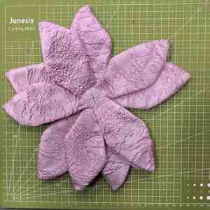 Applique brodée en dentelle <span class=keywords><strong>3D</strong></span> ZSY avec fleurs, pierres et perles, patchs floraux <span class=keywords><strong>3D</strong></span> pour chapeaux et vêtements - Product Image 5