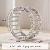 Structure de jeu triangulaire pour tout-petits VSUCH, équipement de terrain de jeu multifonctionnel avec toboggan, ensemble de jeu d'escalade Montessori pour enfants en intérieur