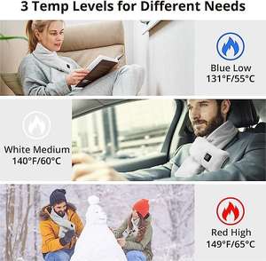 Supporto di compressione riscaldato USB avvolgi il collo tutore sportivo a infrarossi lontani per il pugilato Fitness antidolorifico dalla protezione da compressione - Product Image 3