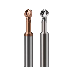 Coated tungsten steel lollipop milling cutter <strong>for</strong> Aluminum 3 flute ball <strong>end</strong> <strong>mill</strong> - Product Image 1