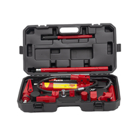 Kit de vérins hydrauliques fendus de 4 tonnes avec soupape de sécurité intégrée, équipement portable pour la réparation de bosses de carrosserie et l'expansion de tôles
