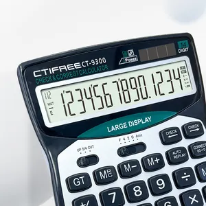 CTIFREE CT-9300G bilimsel hesap finansal Calculadora muhasebe iş kırtasiye 14 haneli elektronik hesap makinesi