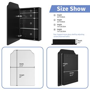 Gabinete de baño con configuración de cajón personalizable, organizadores interiores ajustables para almacenamiento personalizado - Product Image 3