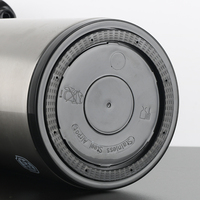 Corps en acier inoxydable à tête de poussée classique 3L isolé Thermos pompe à vide Pot distributeur Air thermique bouilloire pour Restaurant