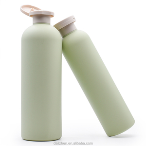 200ml 300ml 500ml nouveau design bouteilles de <span class=keywords><strong>shampoing</strong></span> givré bouteille de lotion verte bouteille de cosmétique - Product Image 5
