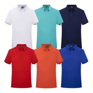Design High Quality Uniform Polyester 260gsm Cotton Men Polo T-shirt Custom Men's Embroidery Logo Polo T-shirt Polo Shirts - Product Image 5