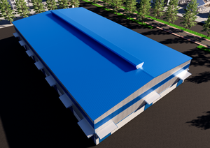 Edificio Prefabbricato per Attività Commerciali in Acciaio Robusto e Durevole, Magazzino con Struttura Personalizzata - Product Image 6