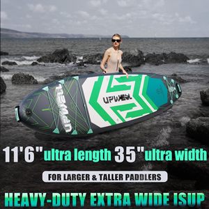Tabla de paddle surf inflable Upwell de 10'6" x 32" x 6" con bomba y accesorios para aguas oceánicas - Product Image 4