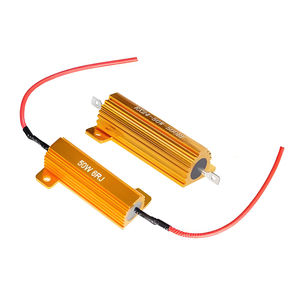 Допуск 5% 10 Вт 25 Вт 50 Вт 100 Вт 200 Вт 500 Вт 800 Вт 1000 Вт RX24 золотой алюминиевый корпус, высокомощный резистивный резистор 100 Ом - Product Image 2