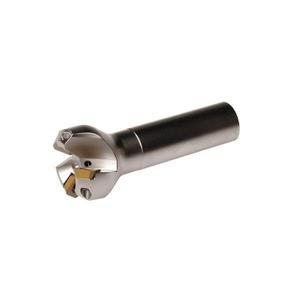 TA4501 pemotong penggilingan wajah Shank Weldon Shank (45 °) 6 seruling dengan kontrol <span class=keywords><strong>CNC</strong></span> dilapisi untuk pemrosesan Casting dukungan OEM - Product Image 1
