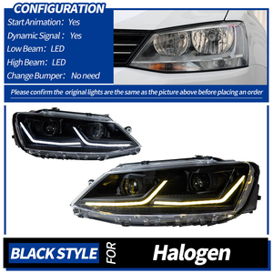 AURON 2012-2018 VW Jetta MK6 Faro Delantero LED de Luz Baja, Nuevo de Fábrica, 12V 36W 6000 lm 6000K, Ajuste Universal - Product Image 6
