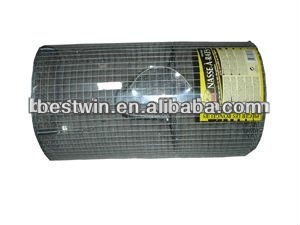 Petit piège de chasse réutilisable pour animaux sans cruauté Base en bois <span class=keywords><strong>Cage</strong></span> de piège à souris et à rats en treillis métallique - Product Image 3