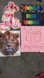 Gran oferta 3d de silicona/por calor en relieve y dembossing máquina de prensa para tela de camiseta de textil logotipo en relieve sello - Product Image 3