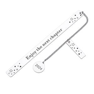 Cadeaux d'obtention du diplôme personnalisé fait à la main personnalisé profitez du prochain chapitre pour les femmes signets promotionnels cadeau pour lecteur - Product Image 5
