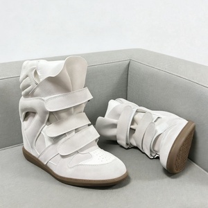 <span class=keywords><strong>Scarpe</strong></span> da <span class=keywords><strong>Donna</strong></span> <span class=keywords><strong>con</strong></span> Zeppa Invisibile Traspirante Antiscivolo <span class=keywords><strong>con</strong></span> Rialzo, Versione Estera Europea Americana, <span class=keywords><strong>con</strong></span> Strappo in <span class=keywords><strong>Velcro</strong></span> e Blocchi di Colore - Product Image 1