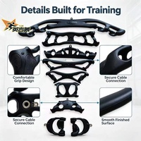 Juego de Agarraderas Multi-Grip Premium para Máquina de Cable de Gimnasio en Casa, Accesorios para Entrenamiento de Fuerza