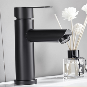 <span class=keywords><strong>Mitigeur</strong></span> de <span class=keywords><strong>lavabo</strong></span> de salle de bain noir raccords d'évier de salle de bain ensemble de robinet de <span class=keywords><strong>lavabo</strong></span> mat <span class=keywords><strong>pour</strong></span> salle de bain cuisine 304 acier inoxydable - Product Image 3