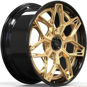Sport stile 21 pollici 6061 t6 alluminio 2 pezzi personalizzato lusso oro ruote auto forgiate 5x130 per Mercedes <span class=keywords><strong>Audi</strong></span> Rs E-<span class=keywords><strong>Tron</strong></span> <span class=keywords><strong>Gt</strong></span> - Product Image 1