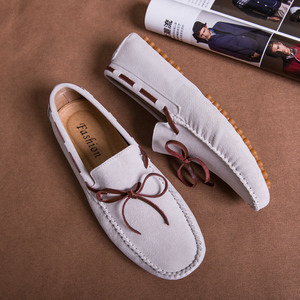 Chaussures <span class=keywords><strong>bateau</strong></span> décontractées pour hommes grande taille 779, <span class=keywords><strong>mocassins</strong></span> en daim à nœud papillon - Product Image 6
