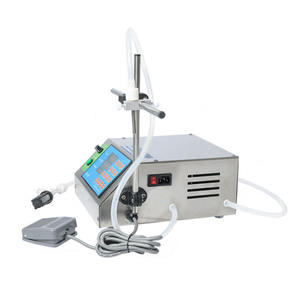 Máquina de llenado de líquidos digital semiautomática con bomba eléctrica de 220V para envasado de botellas de agua - Product Image 5