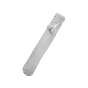 Bouillotte 75 cm grise en peluche style oreiller pour le lit, chaleur hivernale - Product Image 5