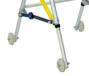 Aide à la marche pédiatrique Paralysie cérébrale Marcheur pour enfant Marcheur hémiplégique Formation des membres inférieurs Marcheur à cadre debout avec roues - Product Image 4