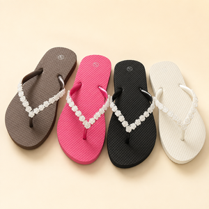 Luxury Women Men Flip Flops Custom Metal Logo Wholesale Wedding Hotel Party Event <strong>Slippers</strong> <strong>Cheap</strong> Bulk Supplier Factory - Product Image 6
