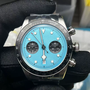 Montre de sport de luxe OEM Swiss Tudors Blakens Chronograph avec mouvement 7750, design Panda rose, fabriquée par C/ZF Factory, verre saphir, luminescent - Product Image 3