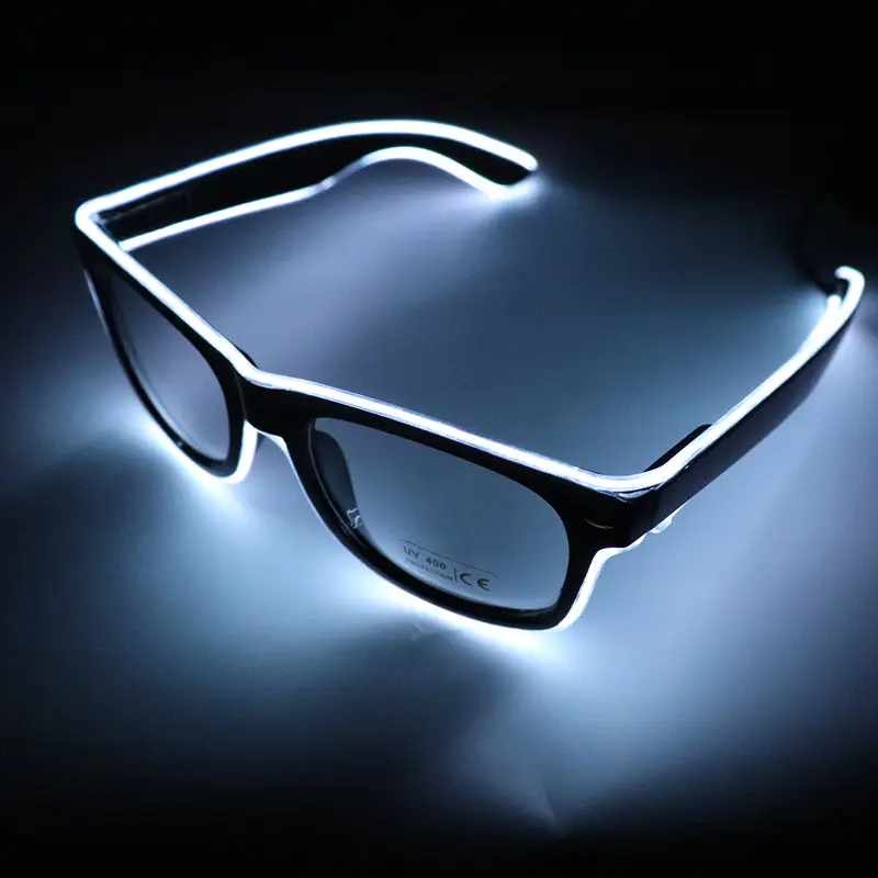 Las gafas Led para adultos y niños más vendidas, gafas LED intermitentes, gafas de sol con luz USB para favores de fiesta