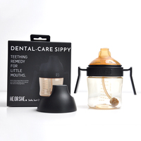 HEORSHE 210ml/300ml Gobelets en paille pour bébé Gobelets en paille PPSU étanches sans BPA pour nourrissons