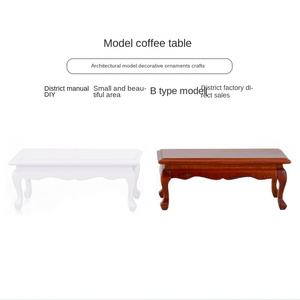"Modèle De Poche En Bois À L'échelle 1:12 Maison Meuble Miniature #### Ornements De Table Basse" - Product Image 2